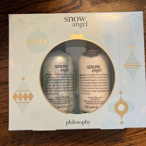 Philosophy brand new gift set. Snow angel shower gel/bubble bath and body lotion